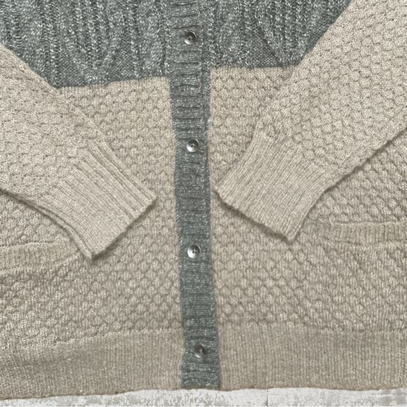 Woolrich Crewneck Cardigan Wool Mohair Blend  Sweater Size Medium - Picture 6 of 11